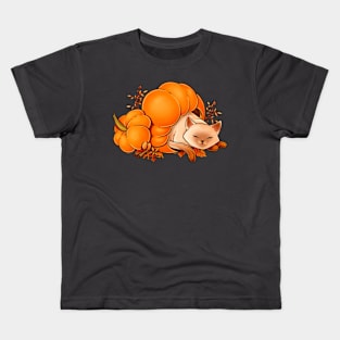 Pumpkin Spice Latte Cat Kids T-Shirt